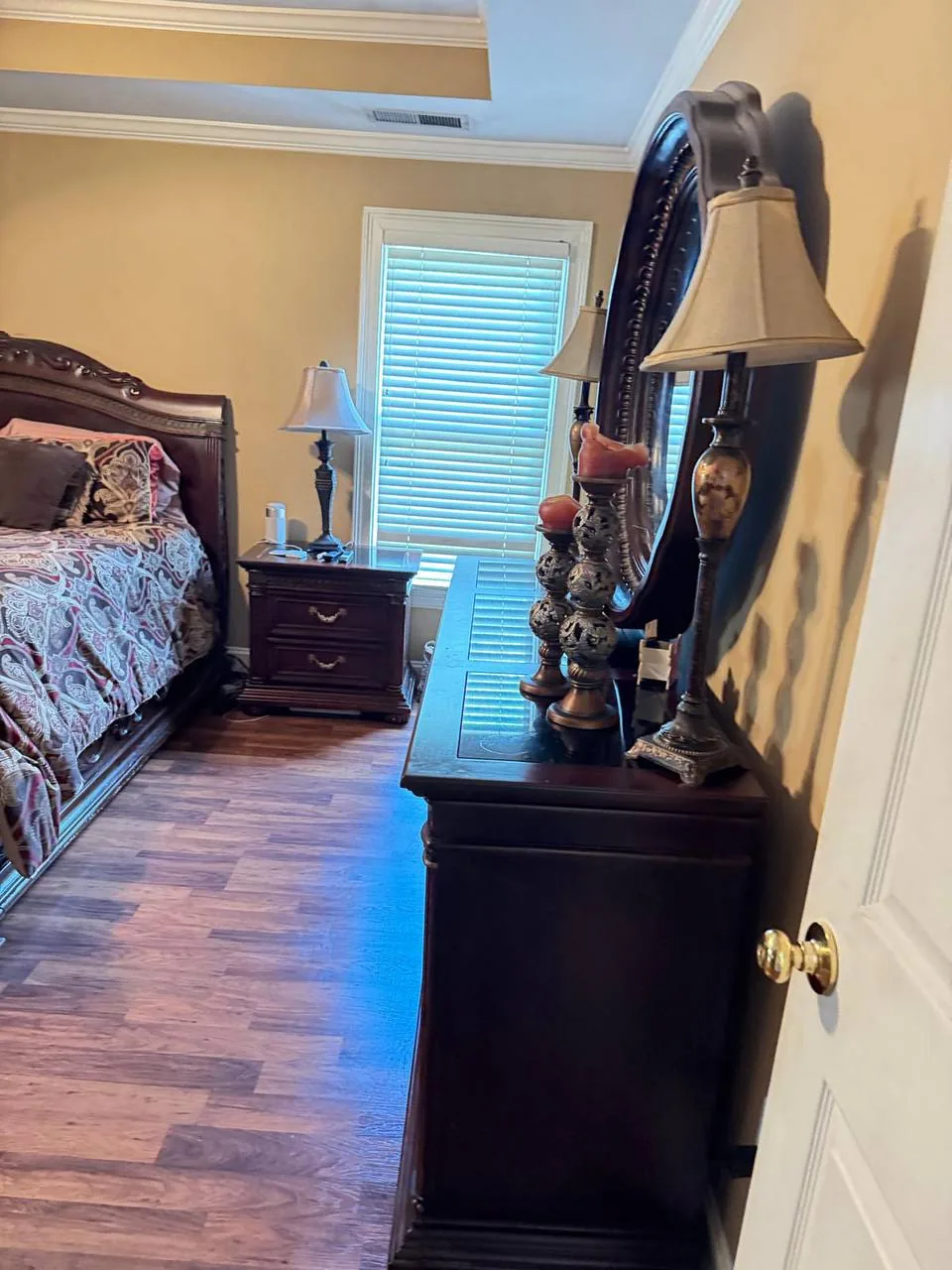 A bedroom cleaned by the Betelmir Cleaning Services team