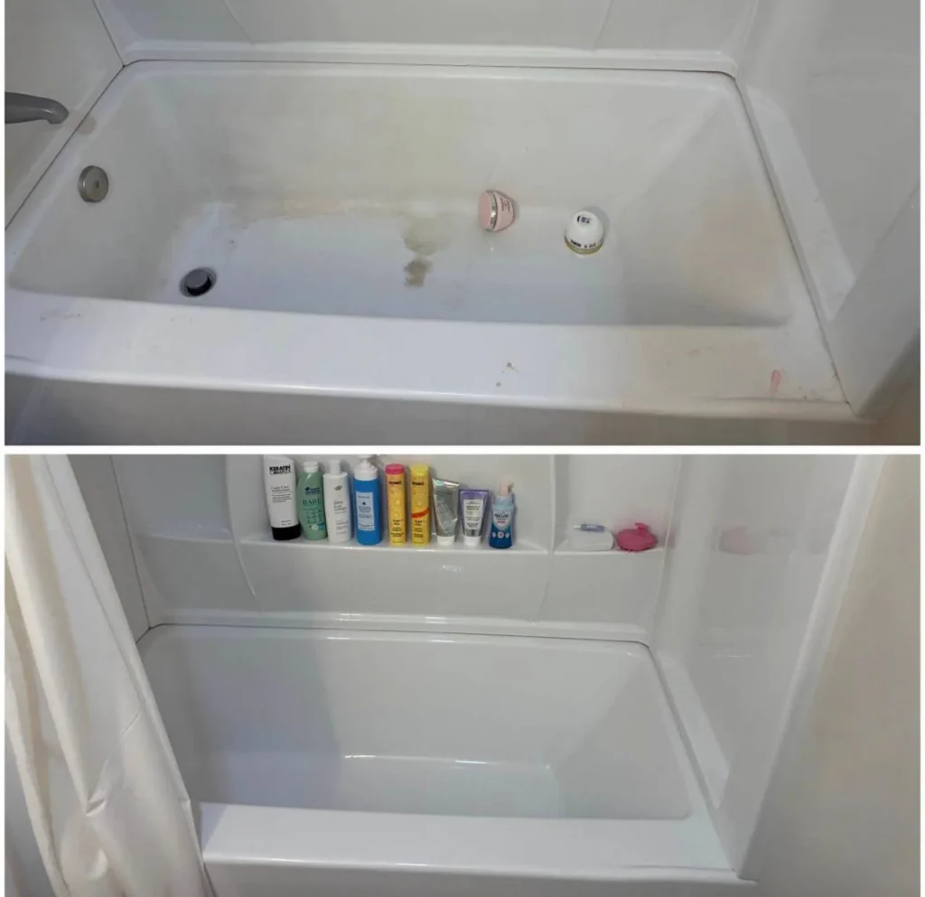 Before and after a professional clean by the Betelmir Cleaning Services team